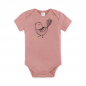 Preview: Kiki the Bird | rosé organic Baby-Bodysuit short-sleeve