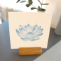 Preview: Blue Lotus | square Postcard