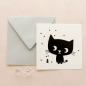 Preview: Luna the cat | Postcard Greeting Card