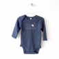 Preview: Robbie die Robbe | Baby Body Marineblau langärmlig