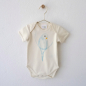 Preview: Wellensittich | Baby-Body kurz