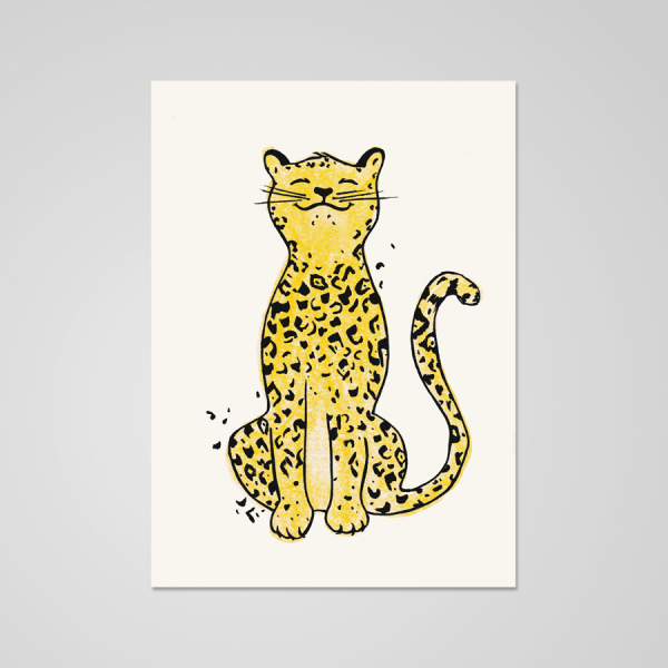 Leopard | Grußkarte