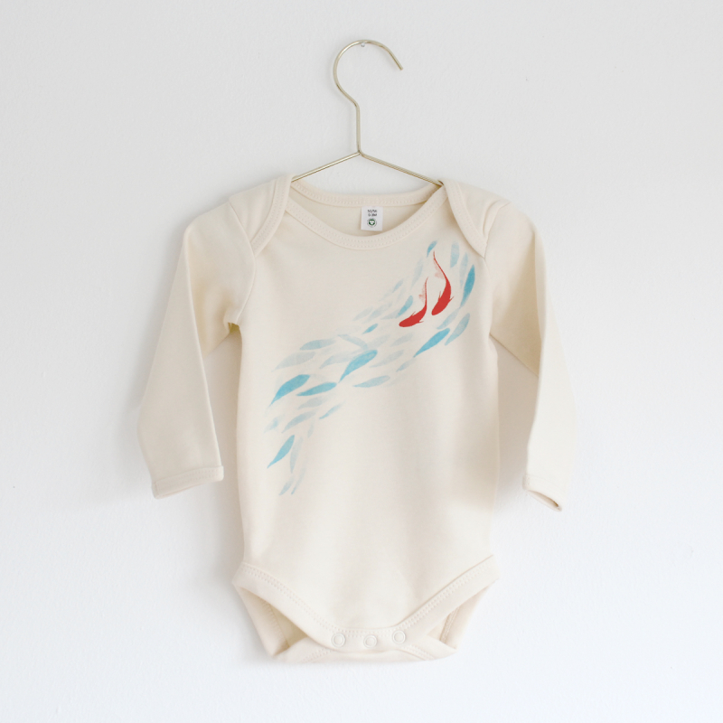 Koi Fische | Baby Bio-Langarm-Body