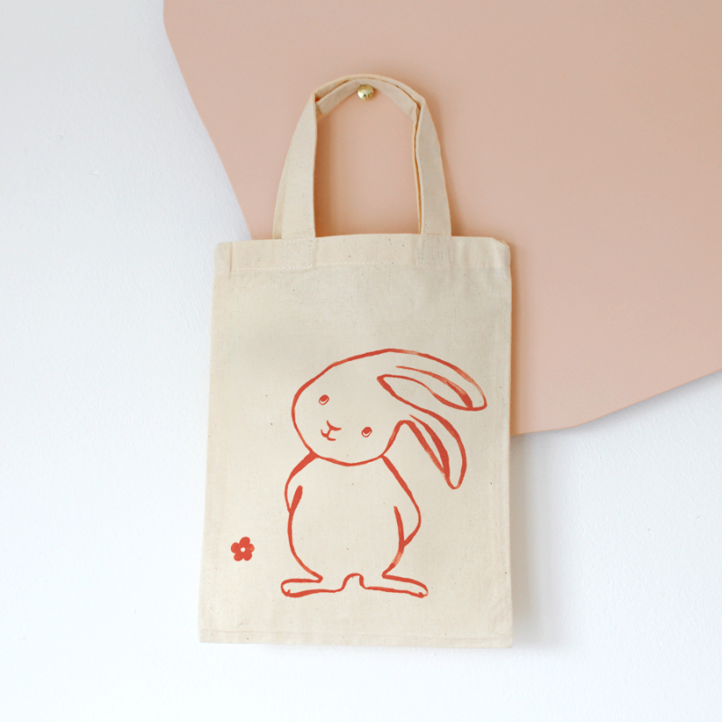 Rabbit | mini Tote Bag