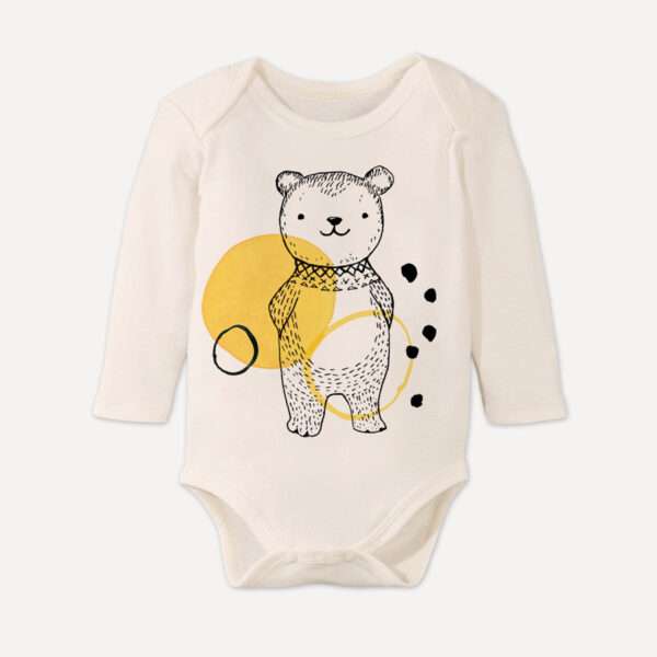 Bruno-Bear-Body-l01-little-ruby Baby-Body mit Bär Motiv aus 100% Bio-Baumwolle von little Ruby Berlin