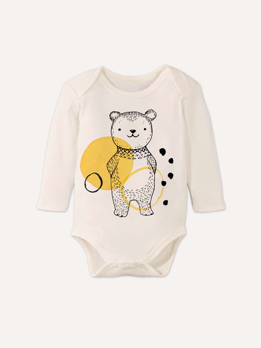 Bruno-Bear-Body-l01-little-ruby Baby-Body mit Bär Motiv aus 100% Bio-Baumwolle von little Ruby Berlin