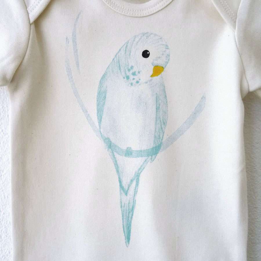 Wellensittich Baby-Body