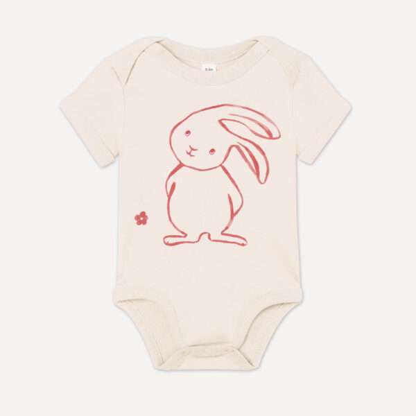 hase-babybody-r-01-littleruby Oster Baby-Body mit Hase Motiv aus 100% Bio-Baumwolle von little Ruby Berlin
