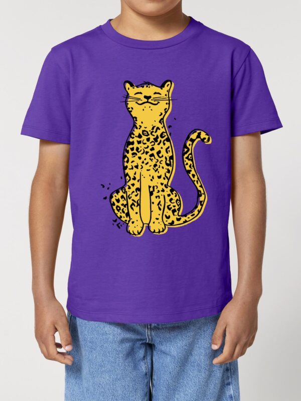 Leopard T-Shirt lila