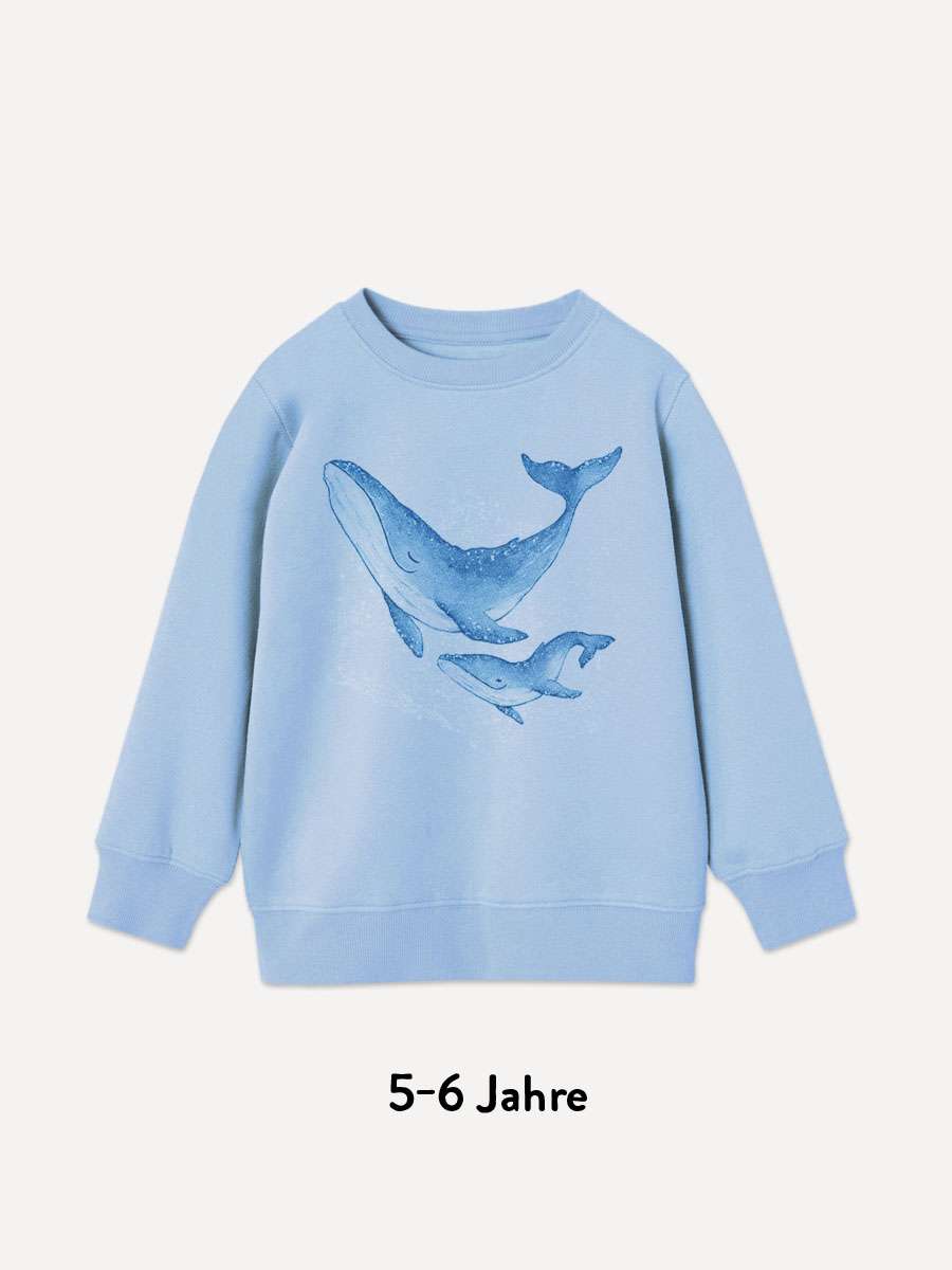 wal-blau-sweathirt-04-little-ruby Sweatshirt 5-6 Jahre mit Wal Motiv und Glow in the dark aus 100% Bio-Baumwolle von little Ruby