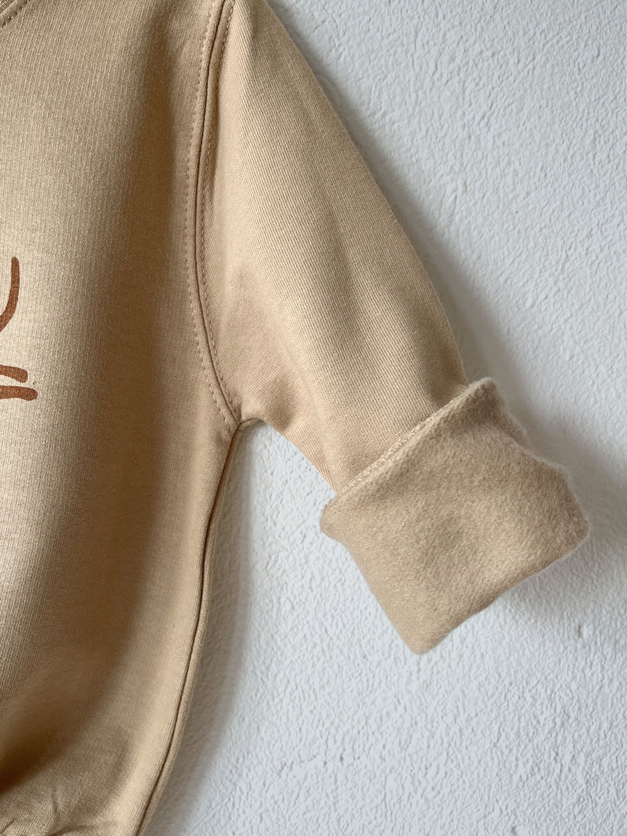 Dackel Kinder Pullover Ärmel Ansicht von little Ruby