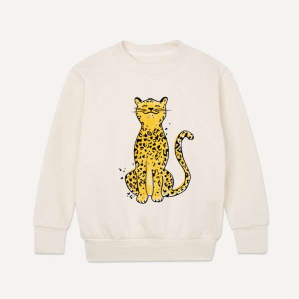 leo-leopard-kinder-sweatshirt-01-littleruby Leopard Bio-Sweatshirt von little Ruby