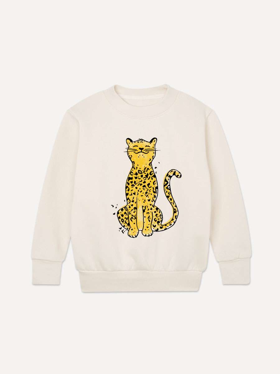 leo-leopard-kinder-sweatshirt-01-littleruby Leopard Bio-Sweatshirt von little Ruby